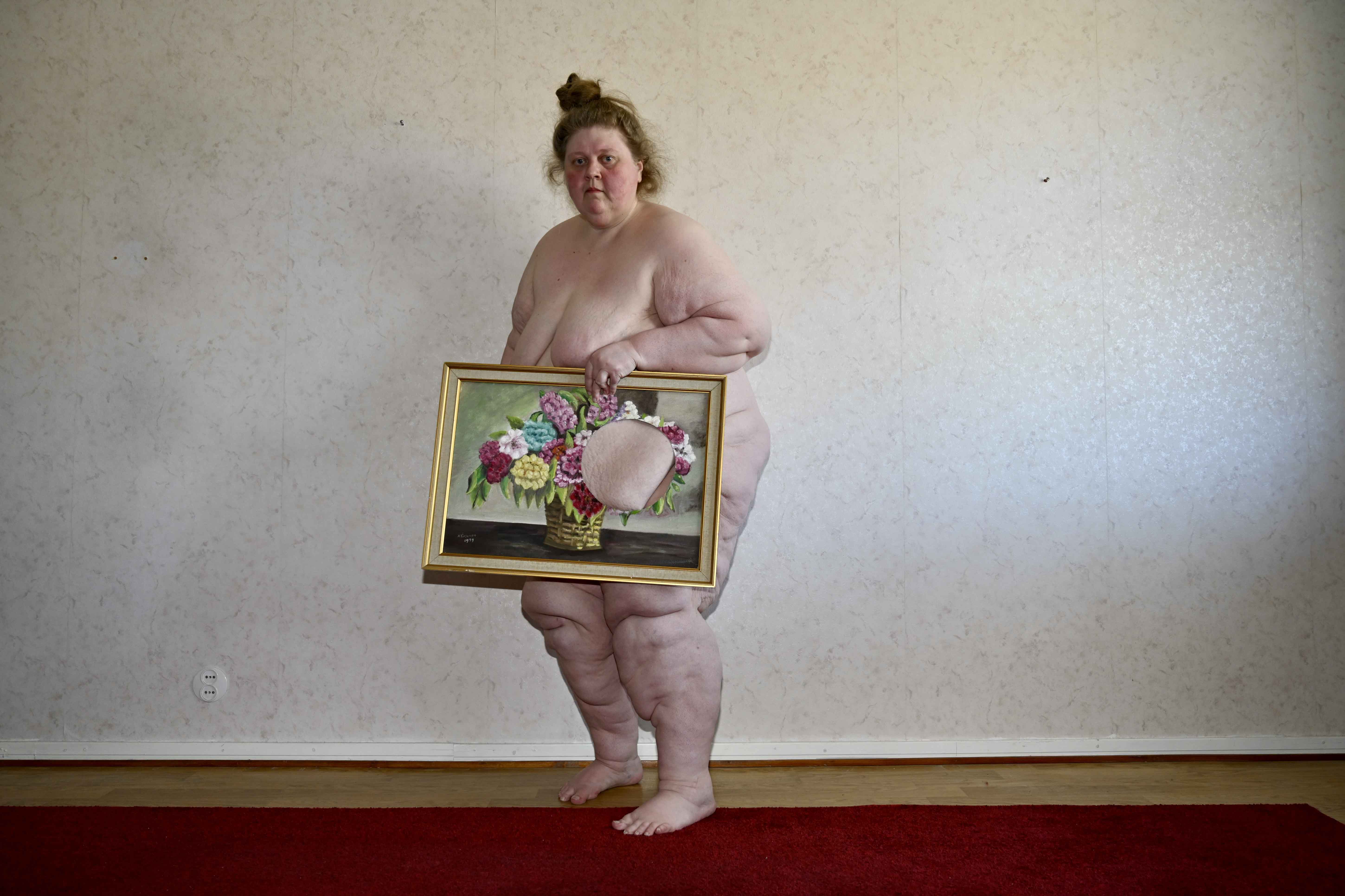 Iiu Susiraja, <em>Flesh Painting, Bouquet</em>, 2025. <em>Fine art archival pigment print, 32 x 48 in (81.3 x 121.9 cm)</em>